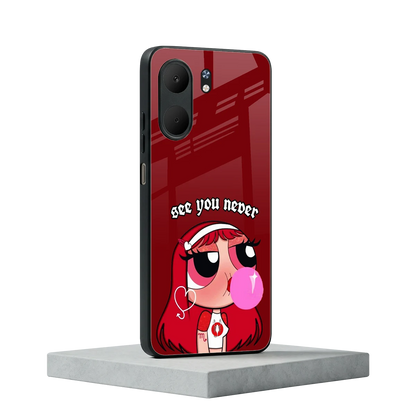 See You Never oppo a5x 5g mobile cover | shockproof glass phone case