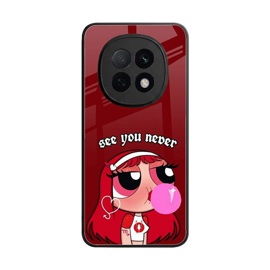 See You Never back phone cover | glass case for oppo f29 pro 5g