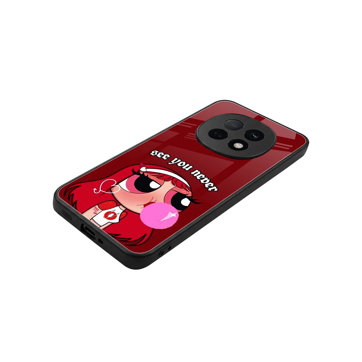 See You Never stylish phone case for oppo f29 pro 5g | glossy glass and slim fit