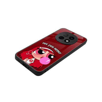 See You Never stylish phone case for oppo f29 pro 5g | glossy glass and slim fit