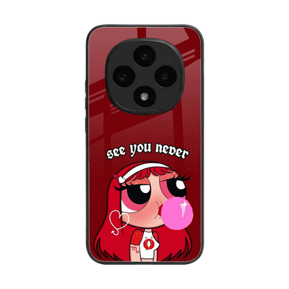 See You Never back phone cover | glass case for oppo f31 pro 5g