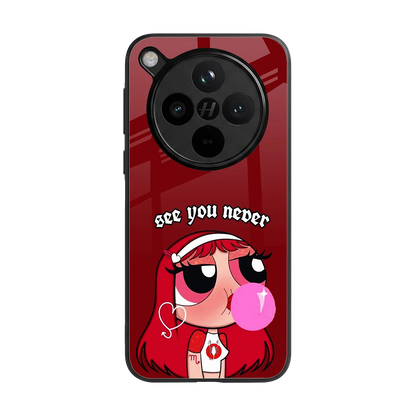 See You Never back phone cover | glass case for oppo find x8