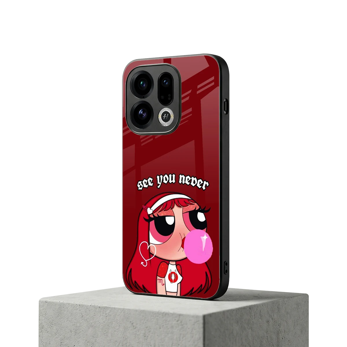 See You Never oppo find x9 mobile cover | shockproof glass phone case