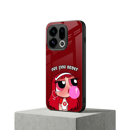 See You Never oppo find x9 mobile cover | shockproof glass phone case