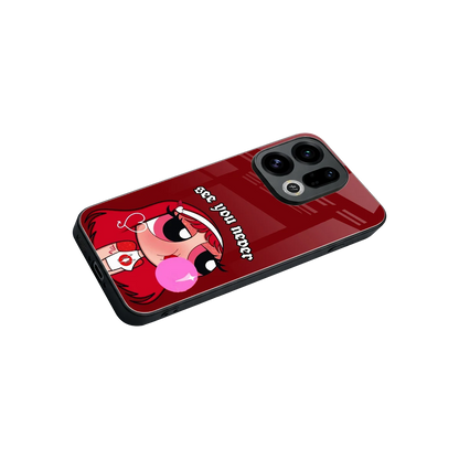 See You Never stylish phone case for oppo find x9 | glossy glass and slim fit