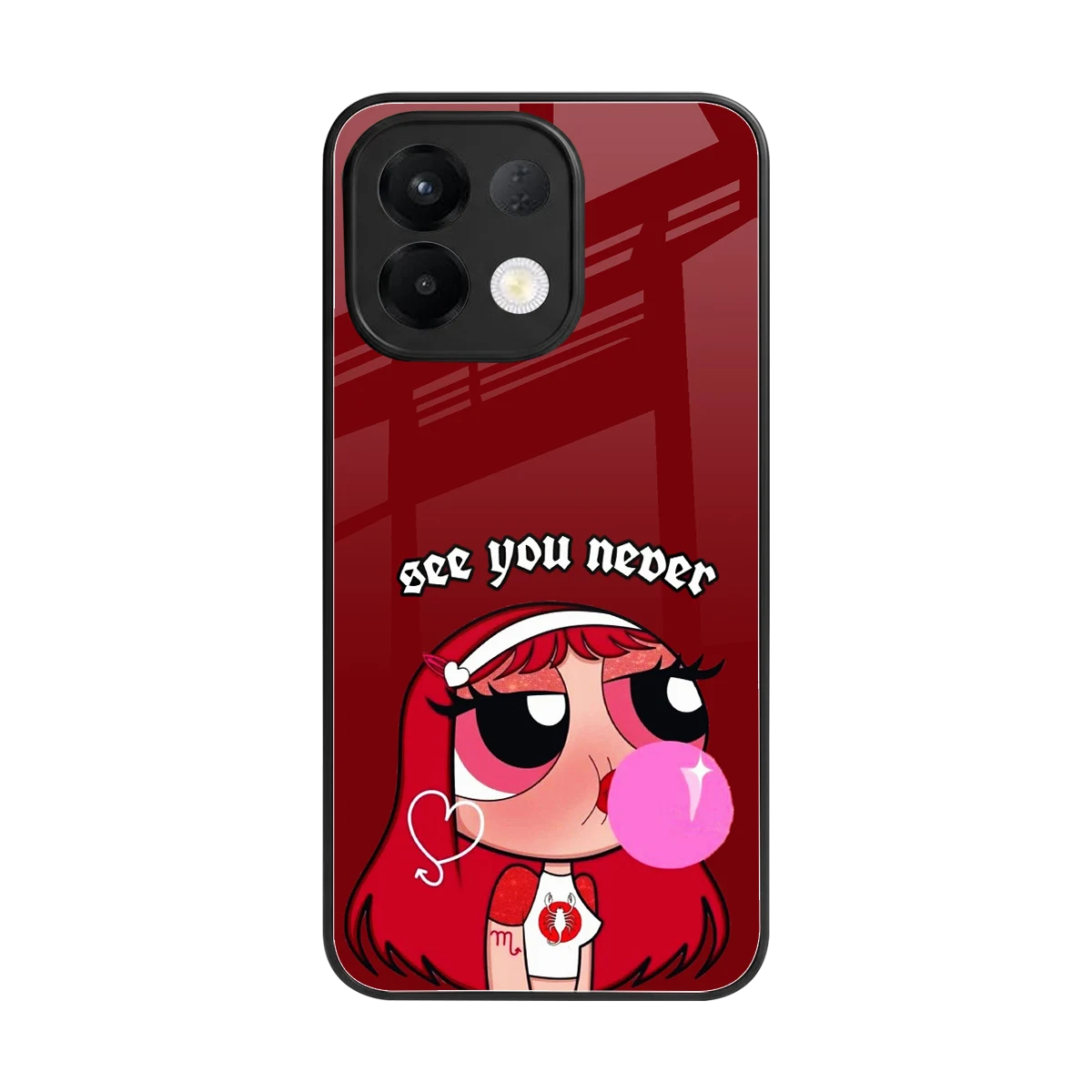 See You Never back phone cover | glass case for oppo k13 5g