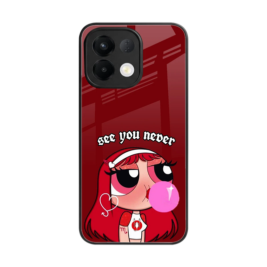 See You Never back phone cover | glass case for oppo k13 5g