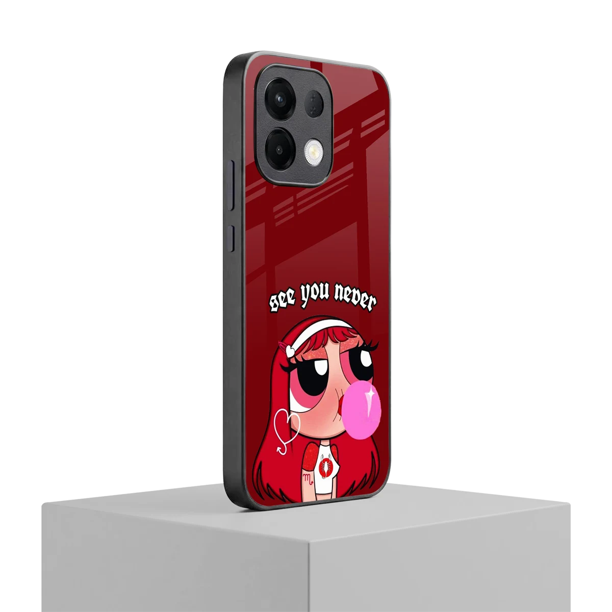 See You Never oppo k13 5g mobile cover | shockproof glass phone case