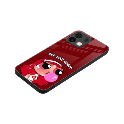 See You Never stylish phone case for oppo k13 5g | glossy glass and slim fit