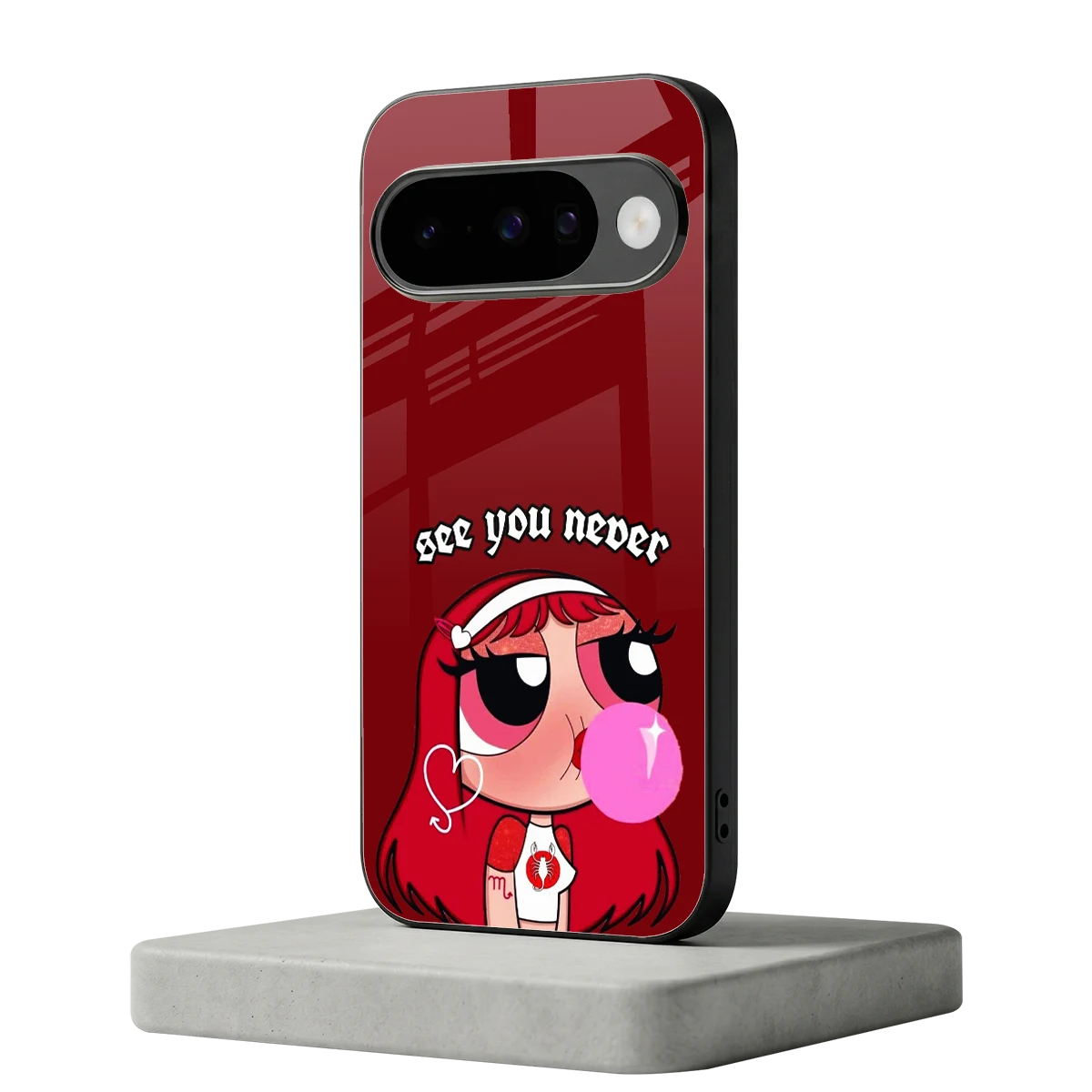 See You Never google pixel 10 mobile cover | shockproof glass phone case