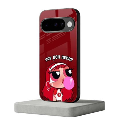See You Never google pixel 10 mobile cover | shockproof glass phone case