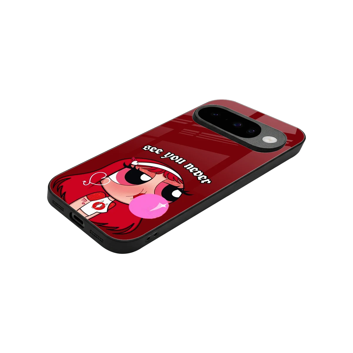 See You Never stylish phone case for google pixel 10 | glossy glass and slim fit