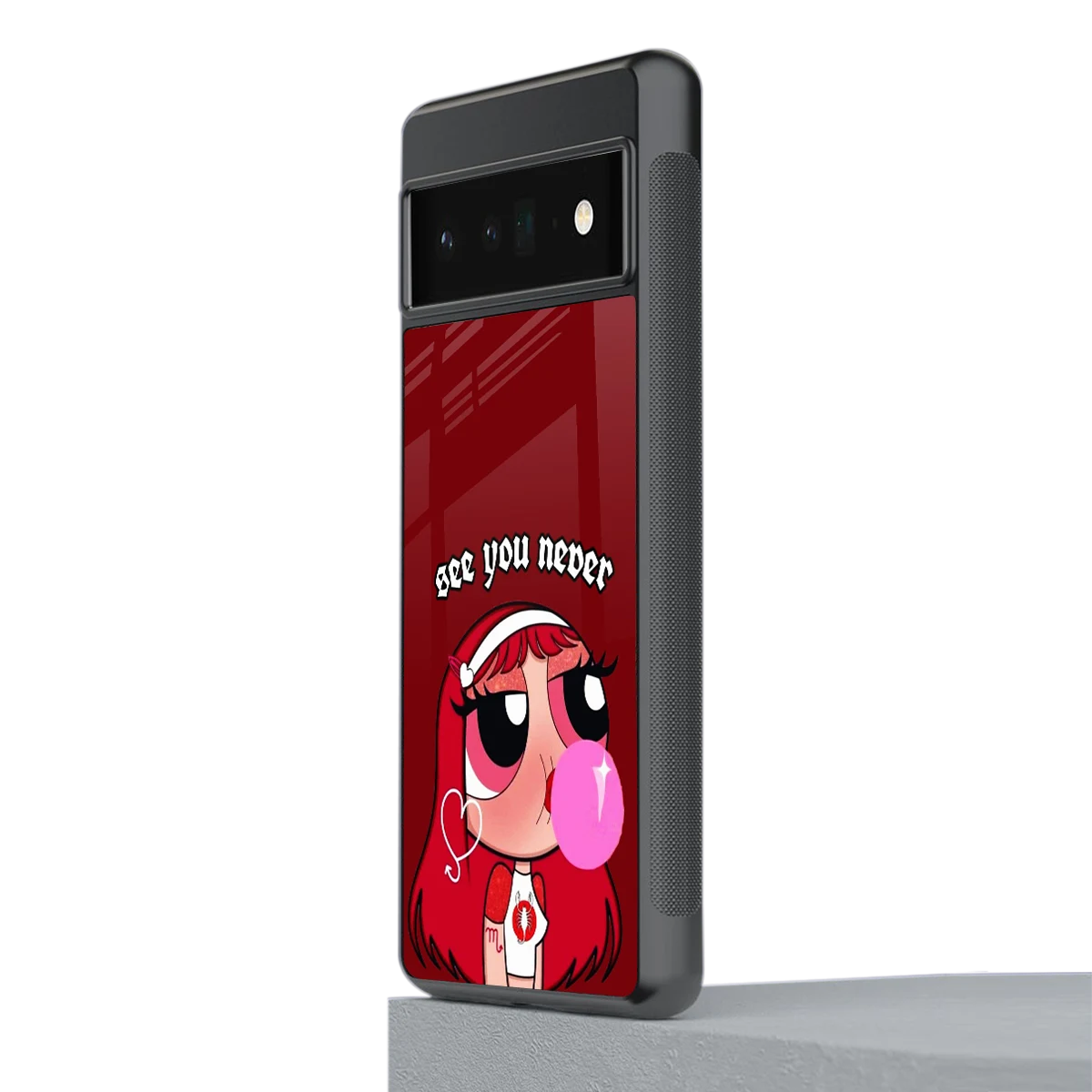 See You Never stylish phone case for google pixel 6 pro | glossy glass and slim fit