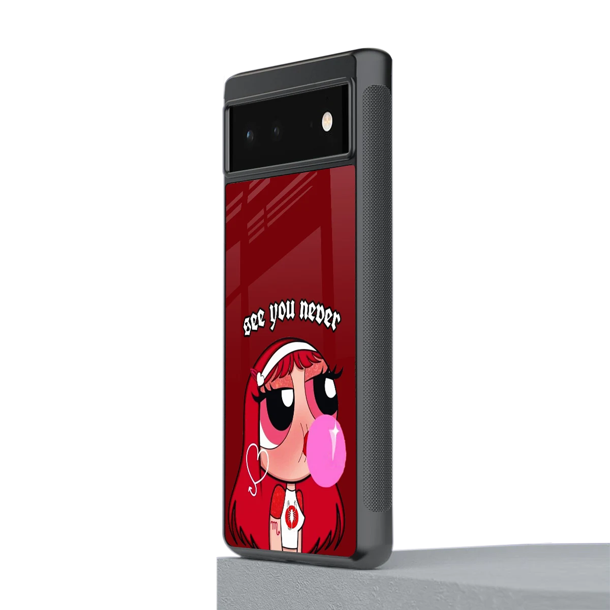 See You Never stylish phone case for google pixel 6 | glossy glass and slim fit