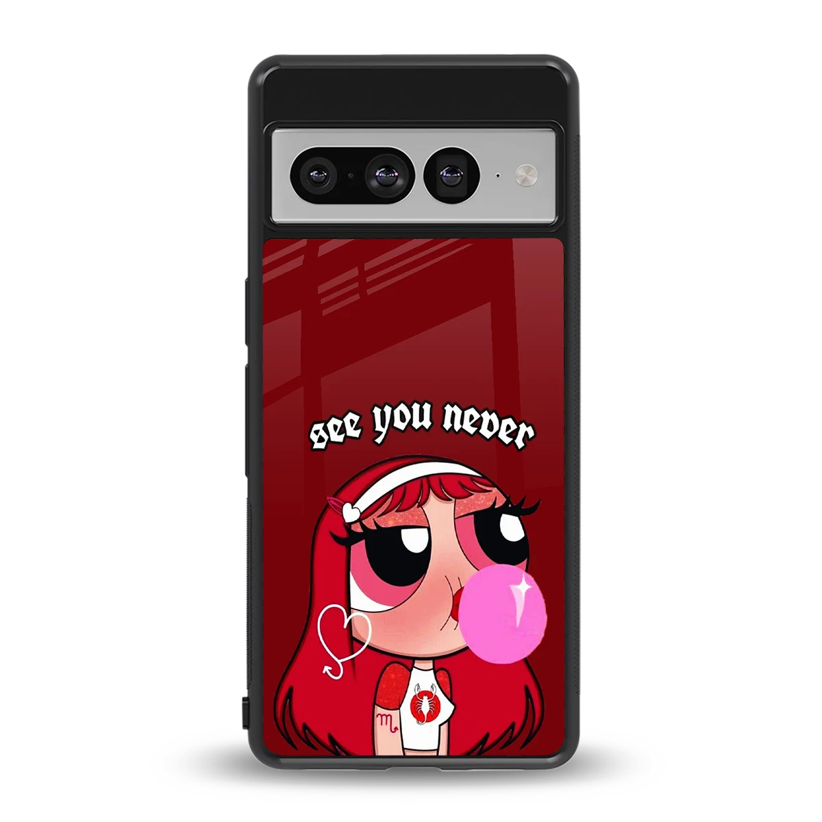 See You Never back phone cover | glass case for google pixel 7 pro