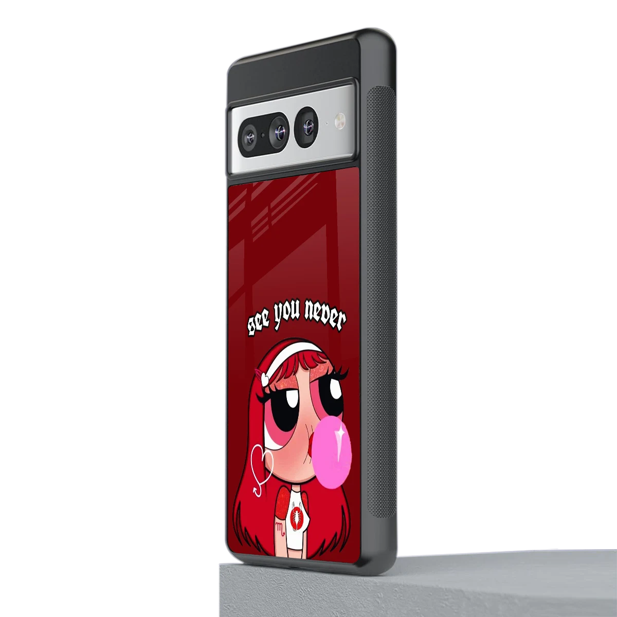 See You Never stylish phone case for google pixel 7 pro | glossy glass and slim fit