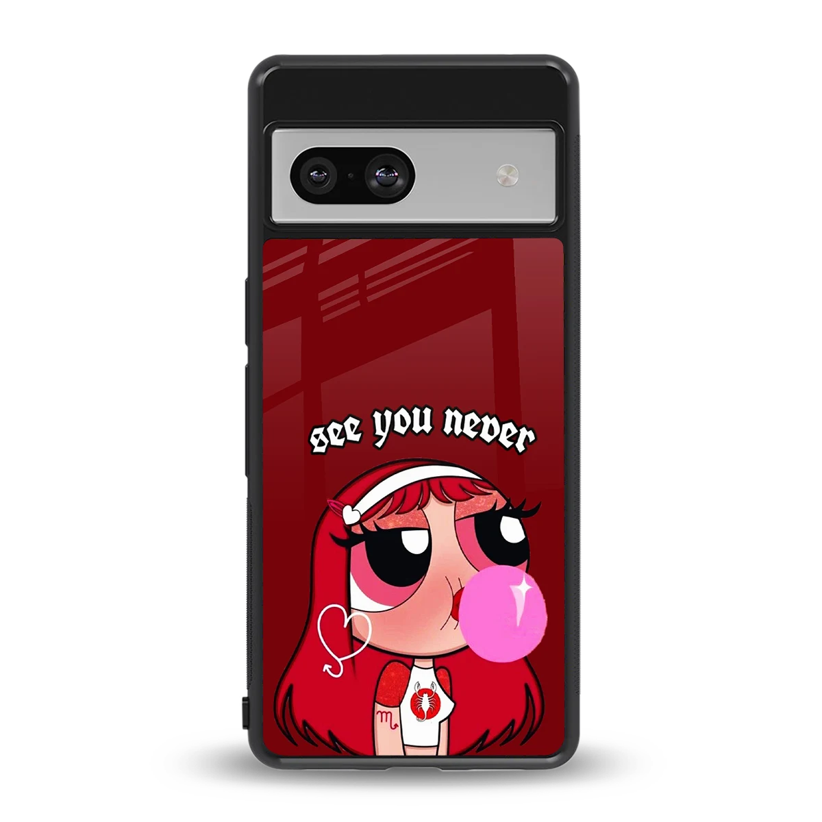 See You Never back phone cover | glass case for google pixel 7a