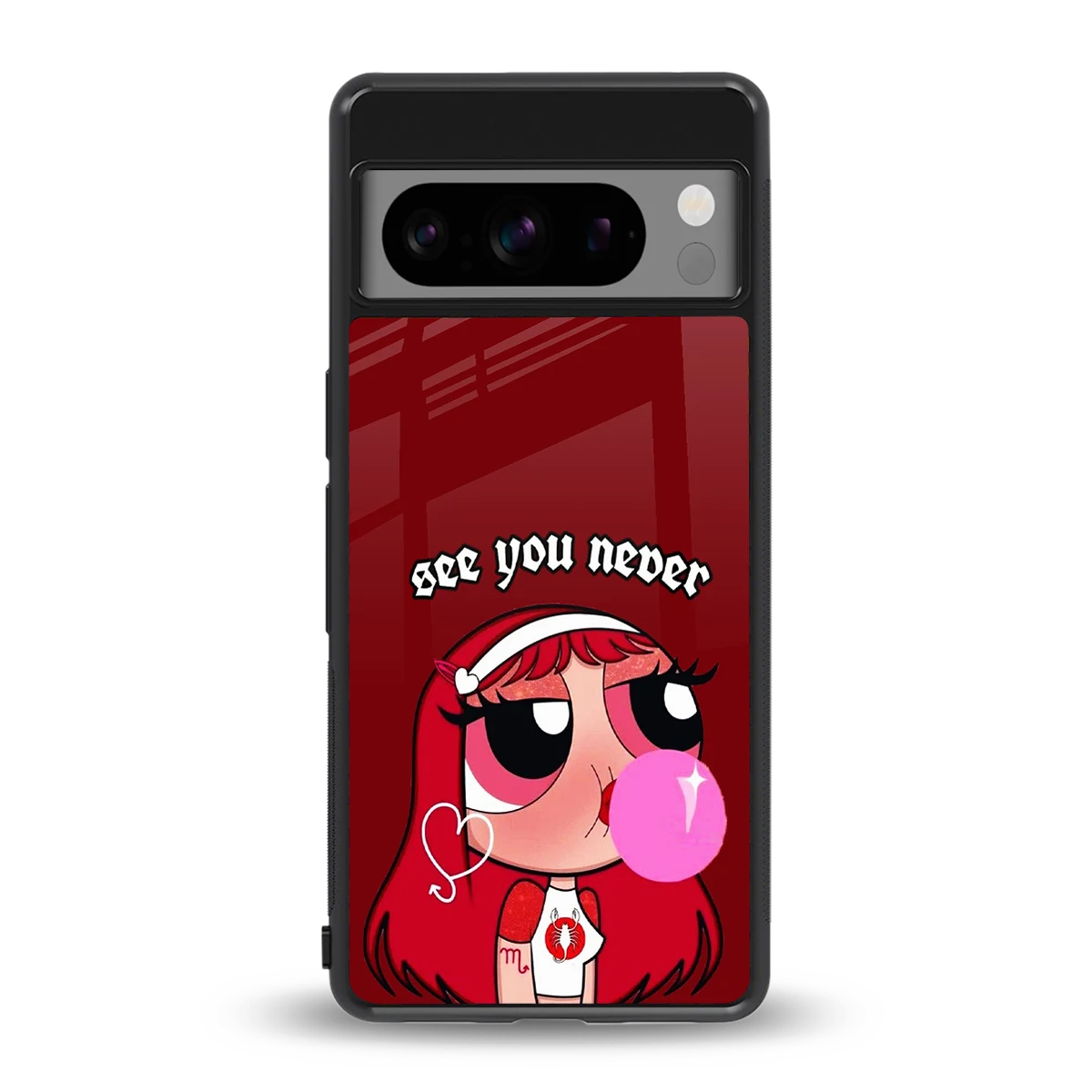 See You Never back phone cover | glass case for google pixel 8 pro