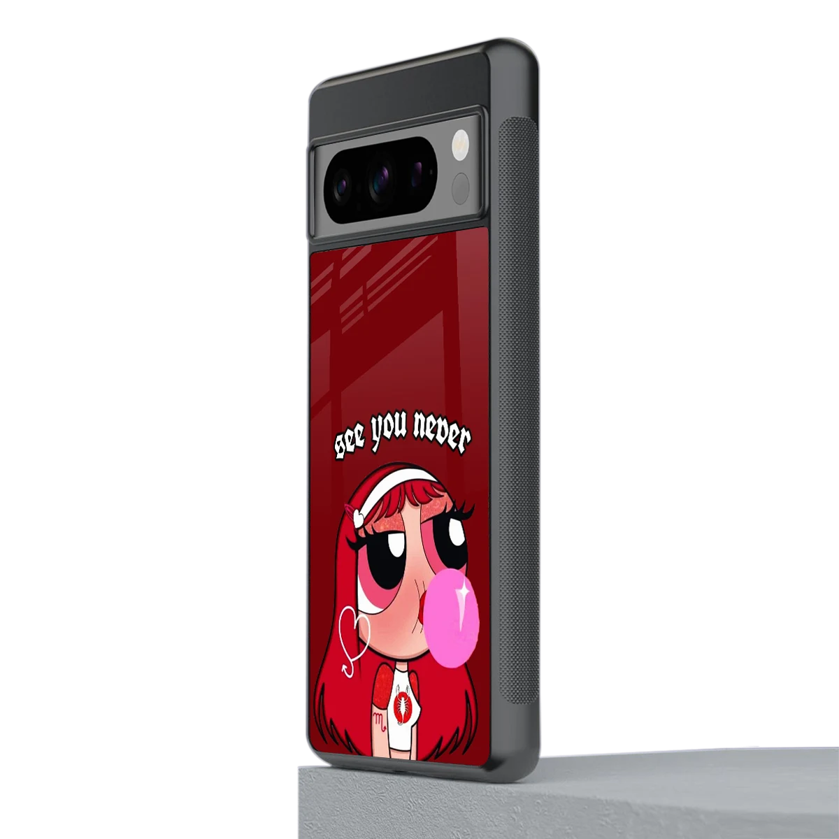 See You Never stylish phone case for google pixel 8 pro | glossy glass and slim fit