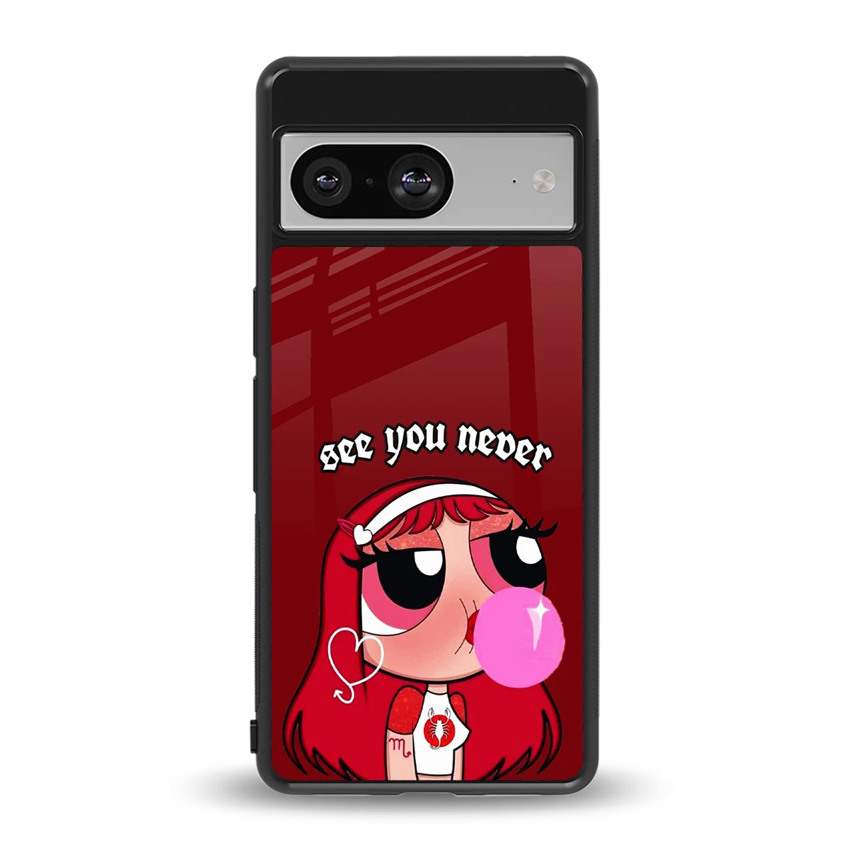 See You Never back phone cover | glass case for google pixel 8