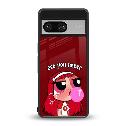 See You Never back phone cover | glass case for google pixel 8