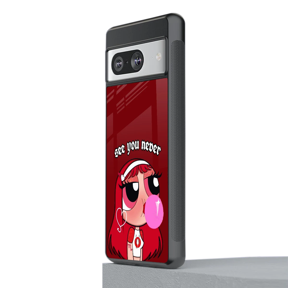 See You Never stylish phone case for google pixel 8 | glossy glass and slim fit