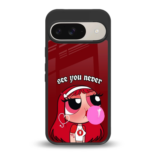 See You Never back phone cover | glass case for google pixel 9
