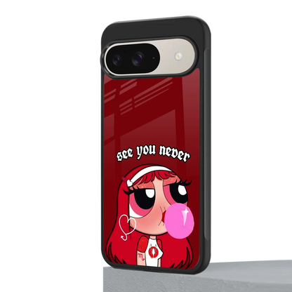 See You Never google pixel 9 mobile cover | shockproof glass phone case