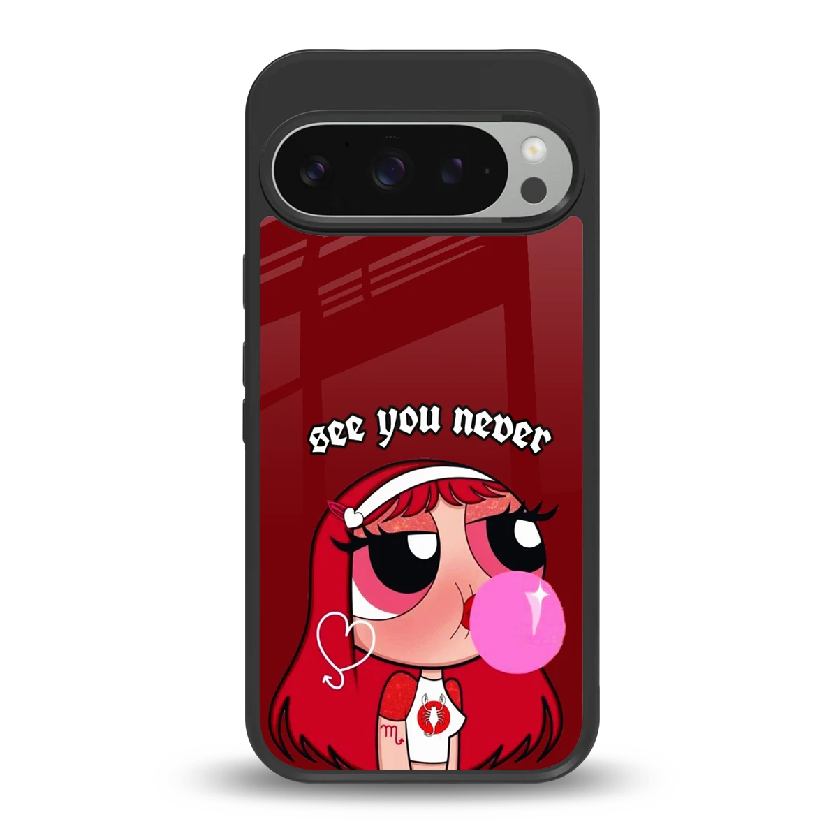 See You Never back phone cover | glass case for google pixel 9 pro xl