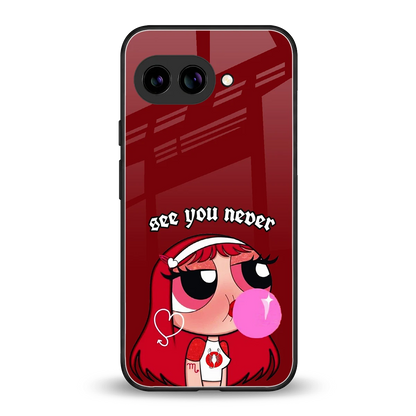 See You Never back phone cover | glass case for google pixel 10a