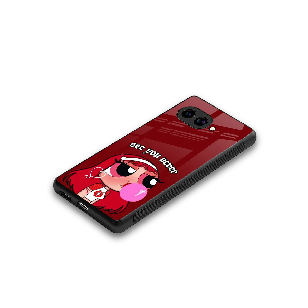 See You Never stylish phone case for google pixel 10a | glossy glass and slim fit