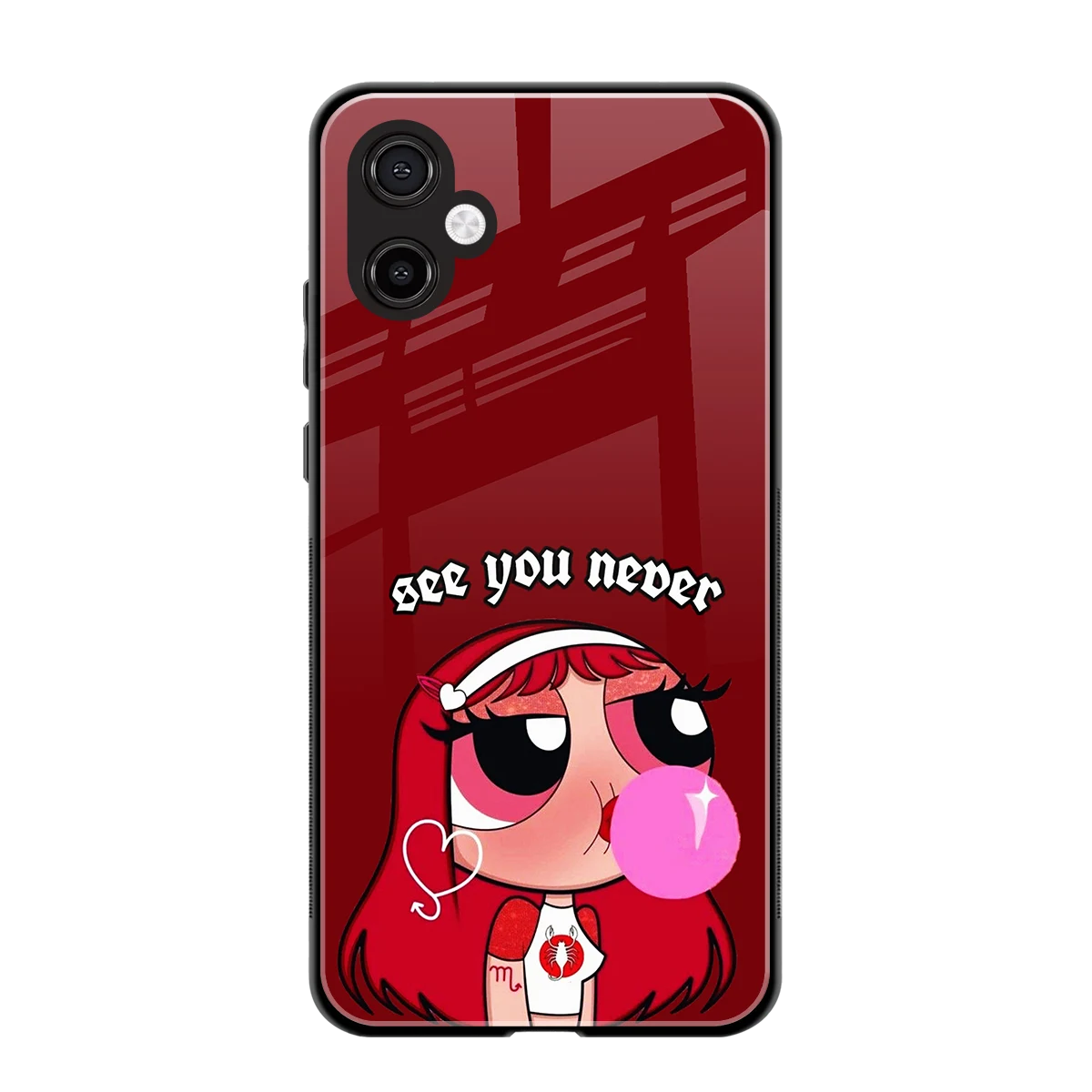 See You Never back phone cover | glass case for samsung galaxy a06 5g