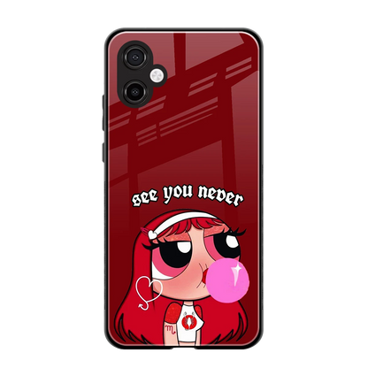 See You Never back phone cover | glass case for samsung galaxy a06 5g