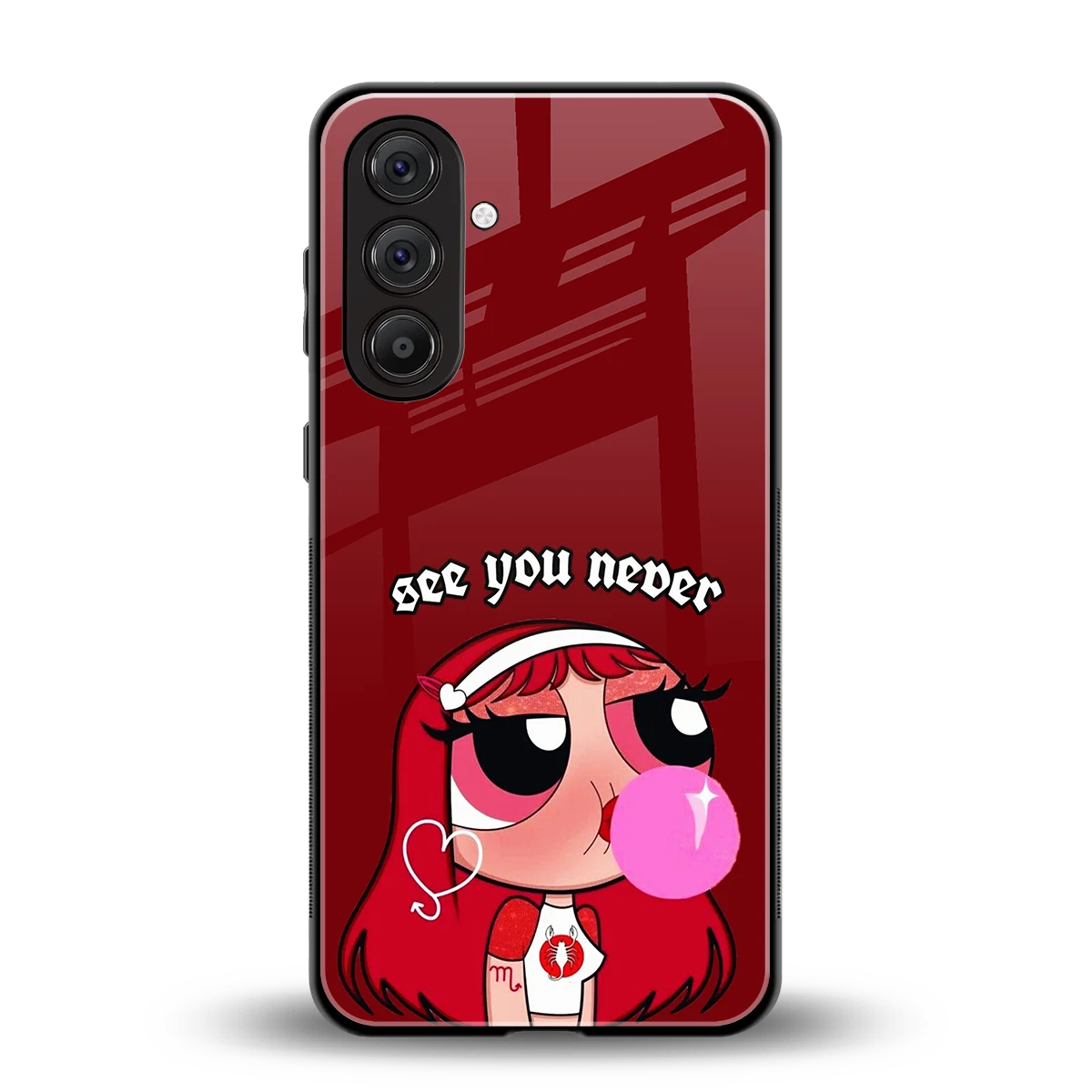 See You Never back phone cover | glass case for samsung galaxy m35 5g