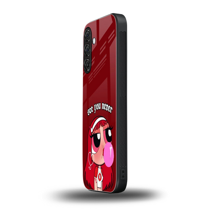 See You Never samsung galaxy m35 5g mobile cover | shockproof glass phone case