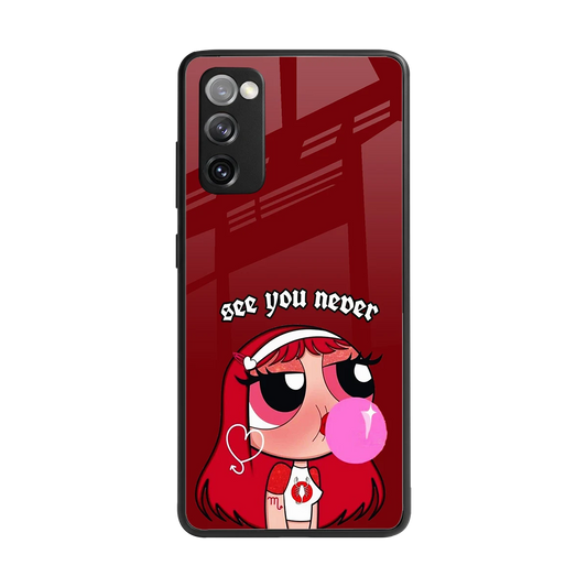 See You Never back phone cover | glass case for samsung galaxy s20 fe