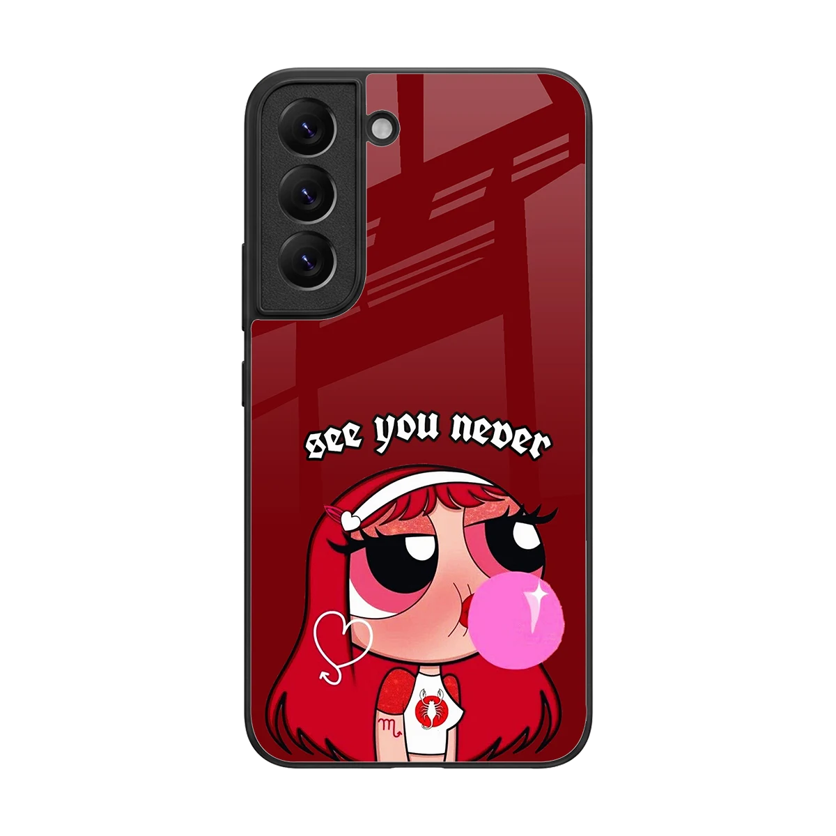 See You Never back phone cover | glass case for samsung galaxy s22