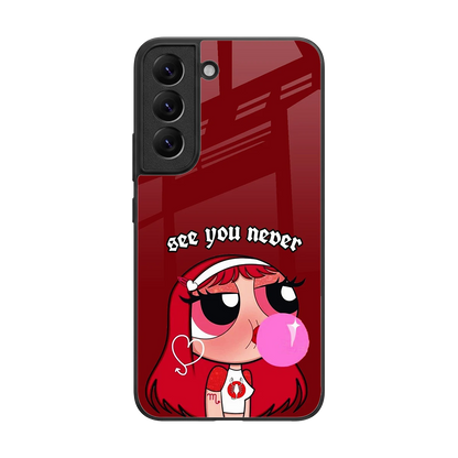 See You Never back phone cover | glass case for samsung galaxy s22