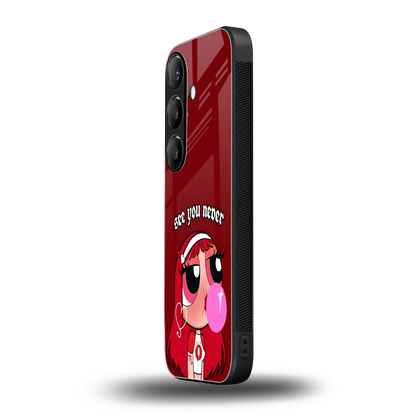 See You Never samsung galaxy s25 mobile cover | shockproof glass phone case