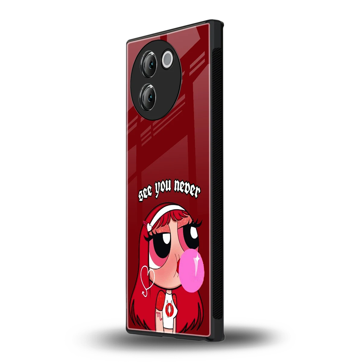 See You Never vivo v30e mobile cover | shockproof glass phone case