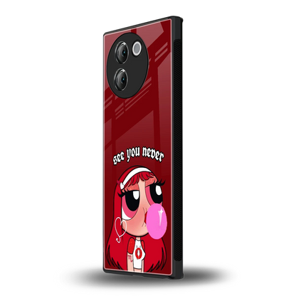 See You Never vivo v30e mobile cover | shockproof glass phone case