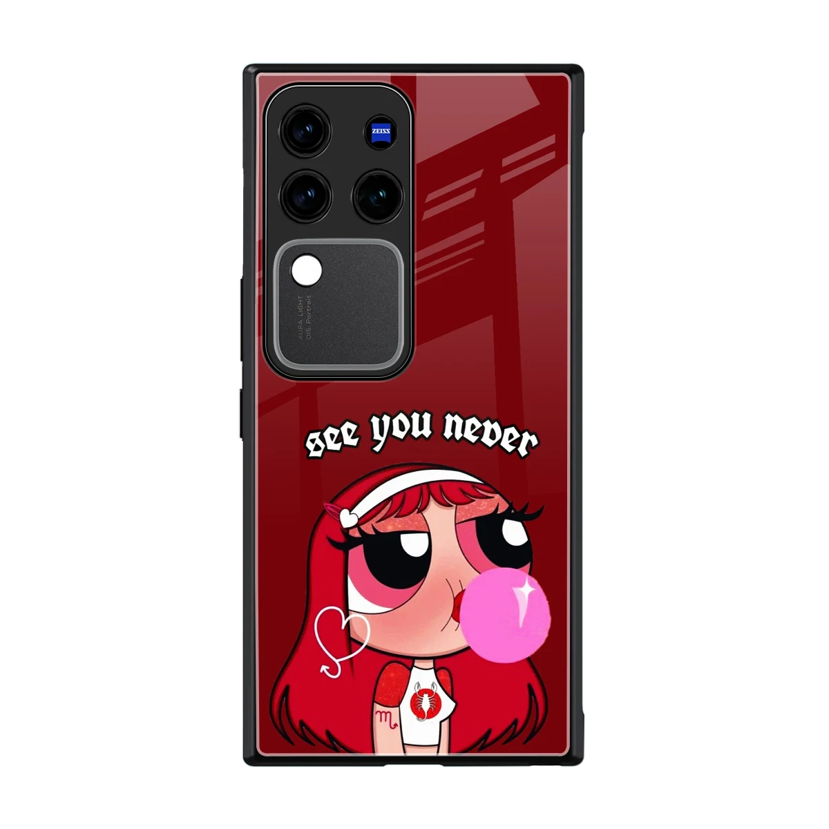 See You Never back phone cover | glass case forvivo v30 pro