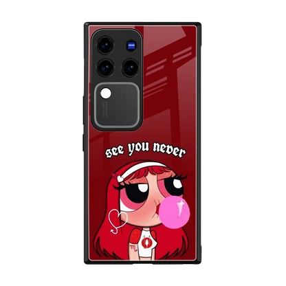See You Never back phone cover | glass case forvivo v30 pro