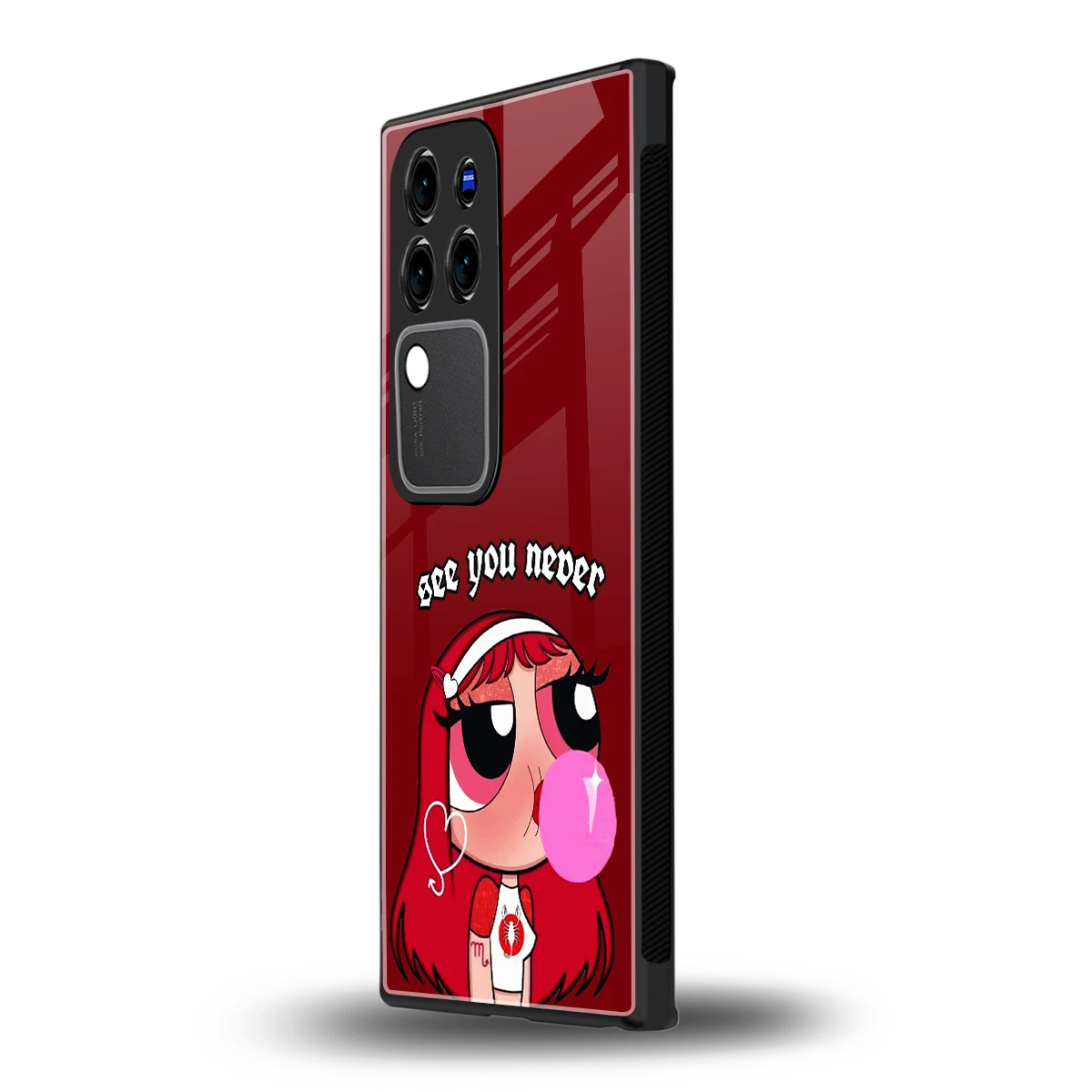 See You Nevervivo v30 pro mobile cover | shockproof glass phone case