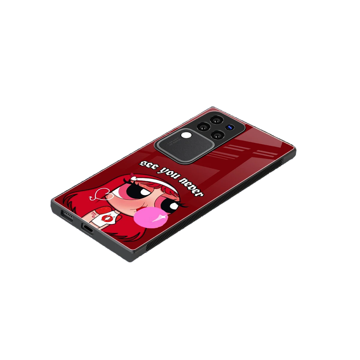 See You Never stylish phone case forvivo v30 pro | glossy glass and slim fit