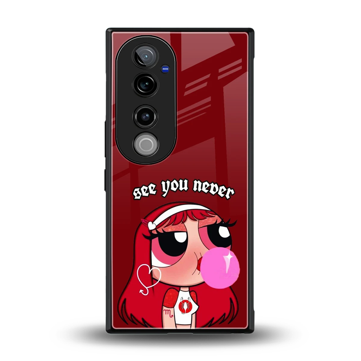 See You Never back phone cover | glass case for vivo v40 pro