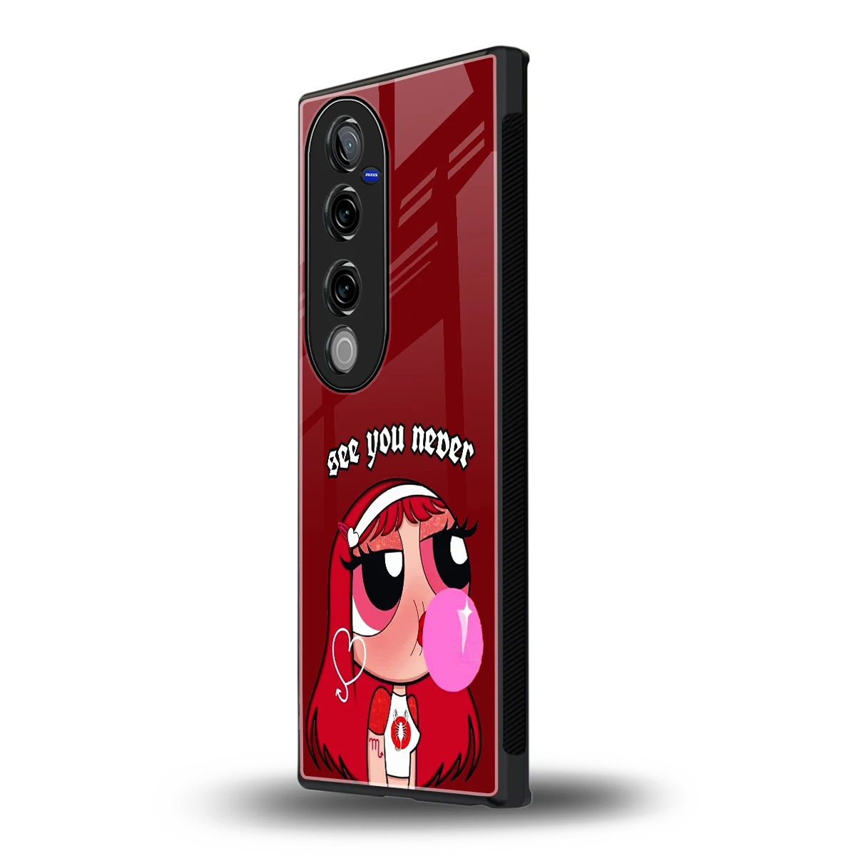 See You Never vivo v40 pro mobile cover | shockproof glass phone case