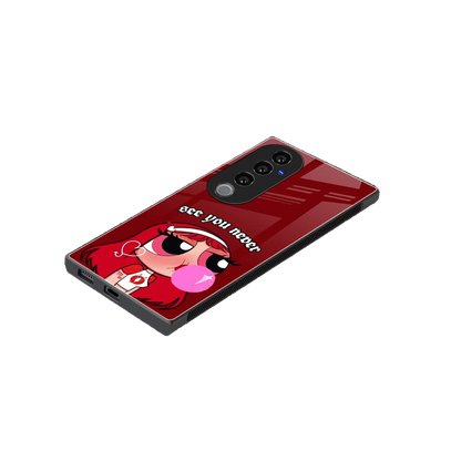 See You Never stylish phone case for vivo v40 pro | glossy glass and slim fit