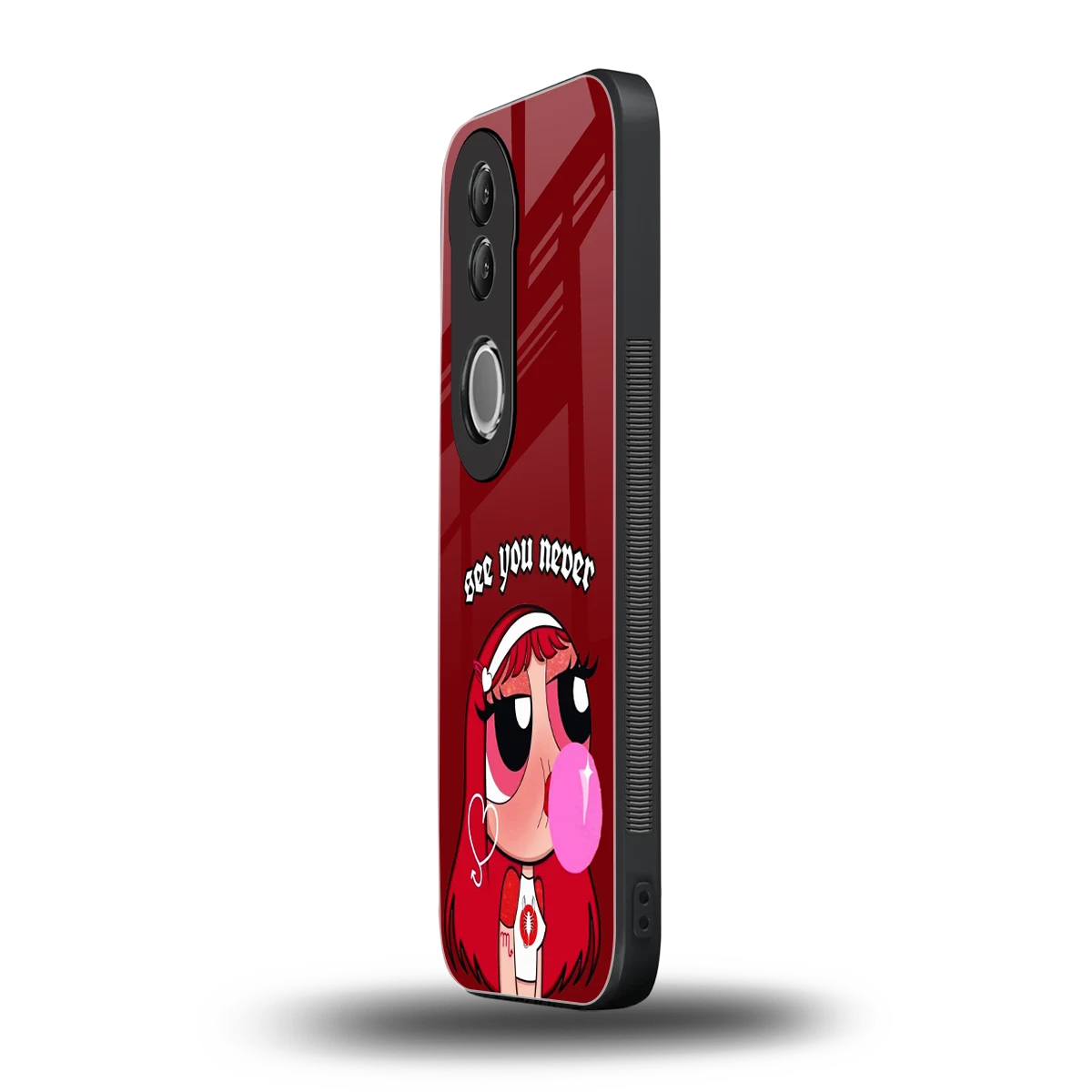 See You Never vivo v50 mobile cover | shockproof glass phone case