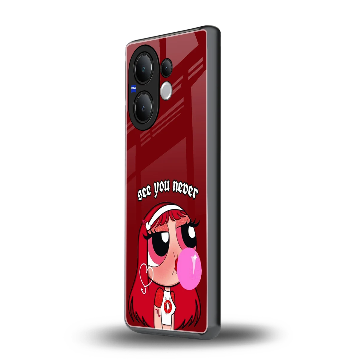 See You Never vivo v60 mobile cover | shockproof glass phone case